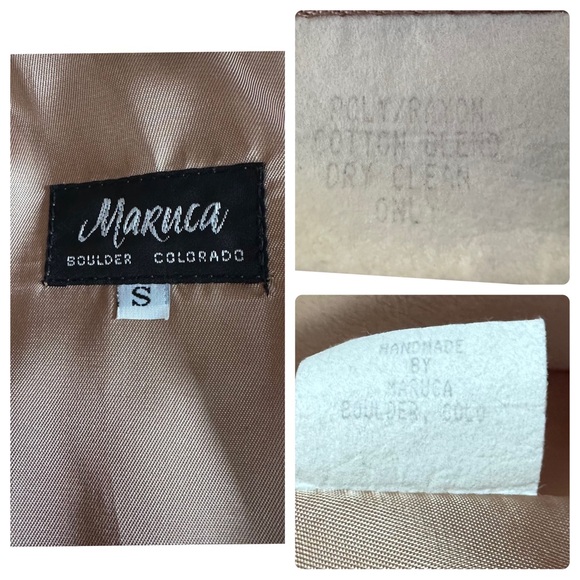 Unisex Vintage Maruca Handmade Tapestry Vest From Boulder Colorado - Picture 10 of 10